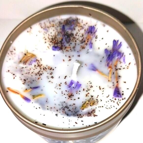 Hand crafted limited edition "Vintage Floral" Zen-Me candle - Picture 1 of 6